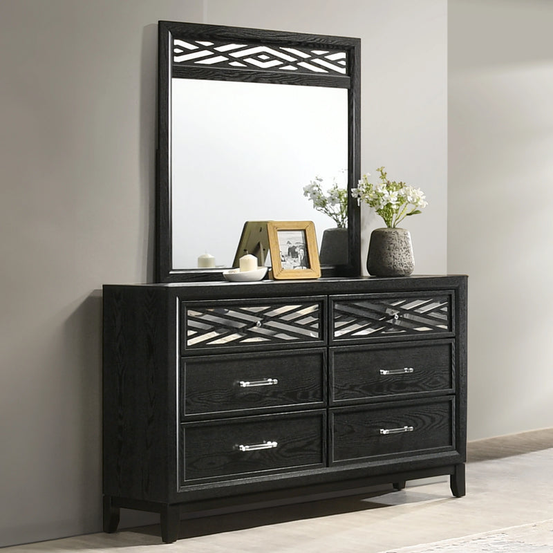 Obsidian Mirror-Black