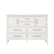 Andover 60" Dresser W/Doors-White