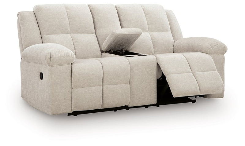 Orlen Reclining Loveseat with Console - Sims Furniture