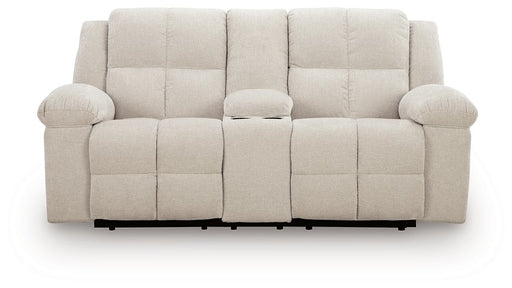 Orlen Reclining Loveseat with Console - Sims Furniture