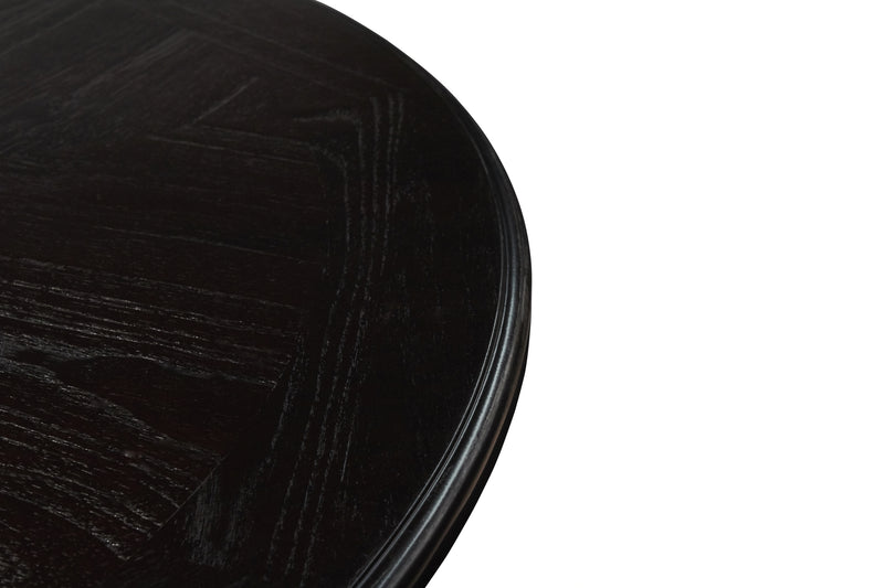 Gia 5 Pc 42" Round Counter Dining Table & 4 Chairs-Ebony
