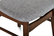 Morocco Dining Chair W/Light Gray Seat Cushion (2 Per Carton