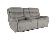 Kamari Console Loveseat W/Pwr Hr & Fr-Gray