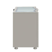 Reflections Nightstand W/Mirrored Top-Silver