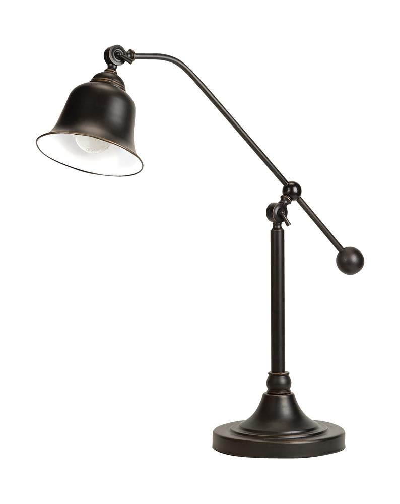 Eduardo Bell Shade Table Lamp Dark Bronze - Sims Furniture