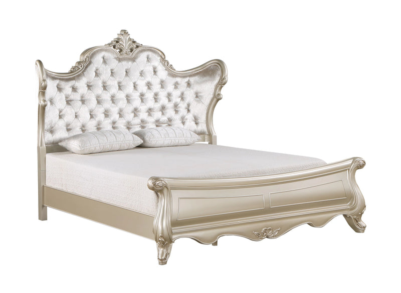 MONIQUE California King WK PANEL SIDE RAILS-CHAMPAGNE