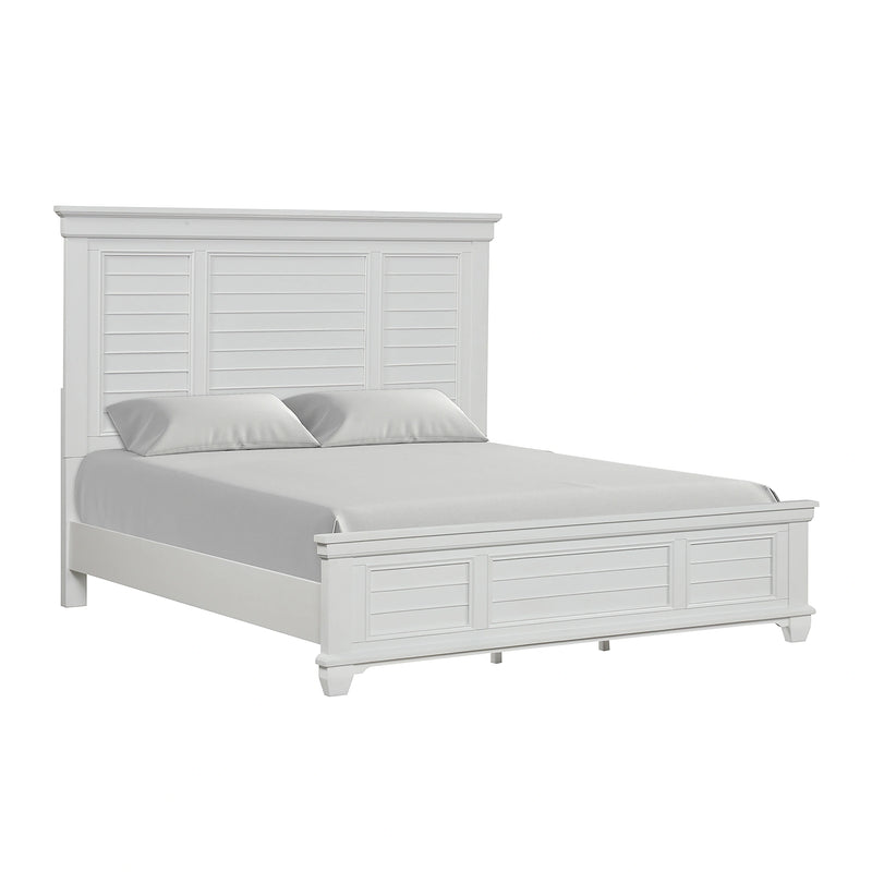 JAMESTOWN 6''6" / 6''0" K FOOTBOARD & SLATS- WHITE