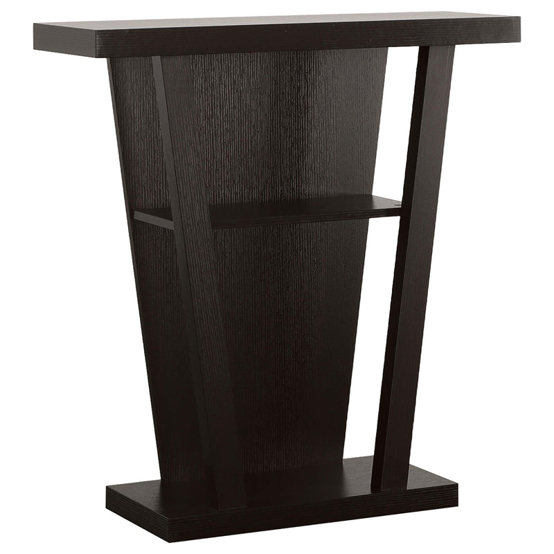 Evanna 2-shelf Console Table Cappuccino - Sims Furniture
