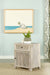August 1-door Accent Cabinet White Washed image