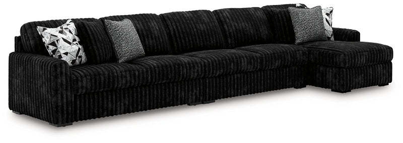 Midnight-Madness Sectional with Chaise - Sims Furniture