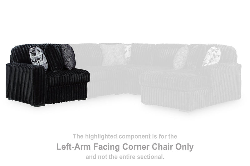 Midnight-Madness Sectional Sofa - Sims Furniture