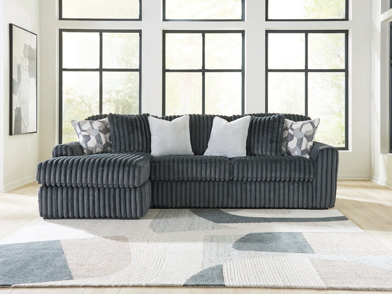 Midnight-Madness Sectional Sofa with Chaise - Sims Furniture