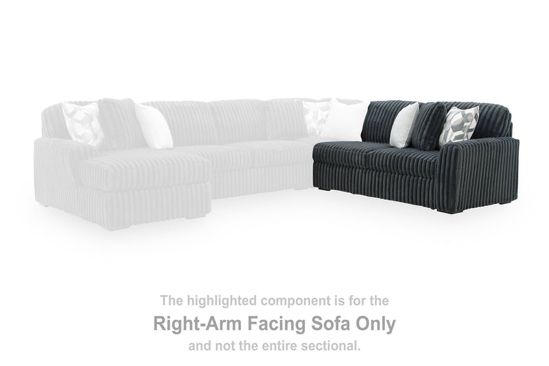 Midnight-Madness Sectional Sofa with Chaise - Sims Furniture