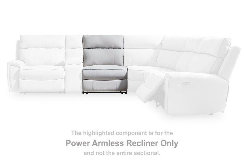 Social Pointe Reclining Sectional with Storage Consoles - Sims Furniture