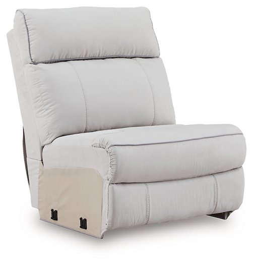 Social Pointe Reclining Sectional with Storage Consoles - Sims Furniture