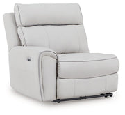 Social Pointe Reclining Sectional with Storage Consoles - Sims Furniture