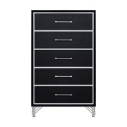 Ava 5 Drawer Chest-Ebony
