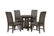 Cityscape 52" Round Dining Table Base-Walnut