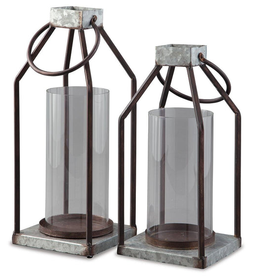 Diedrick Lantern (Set of 2) - Sims Furniture