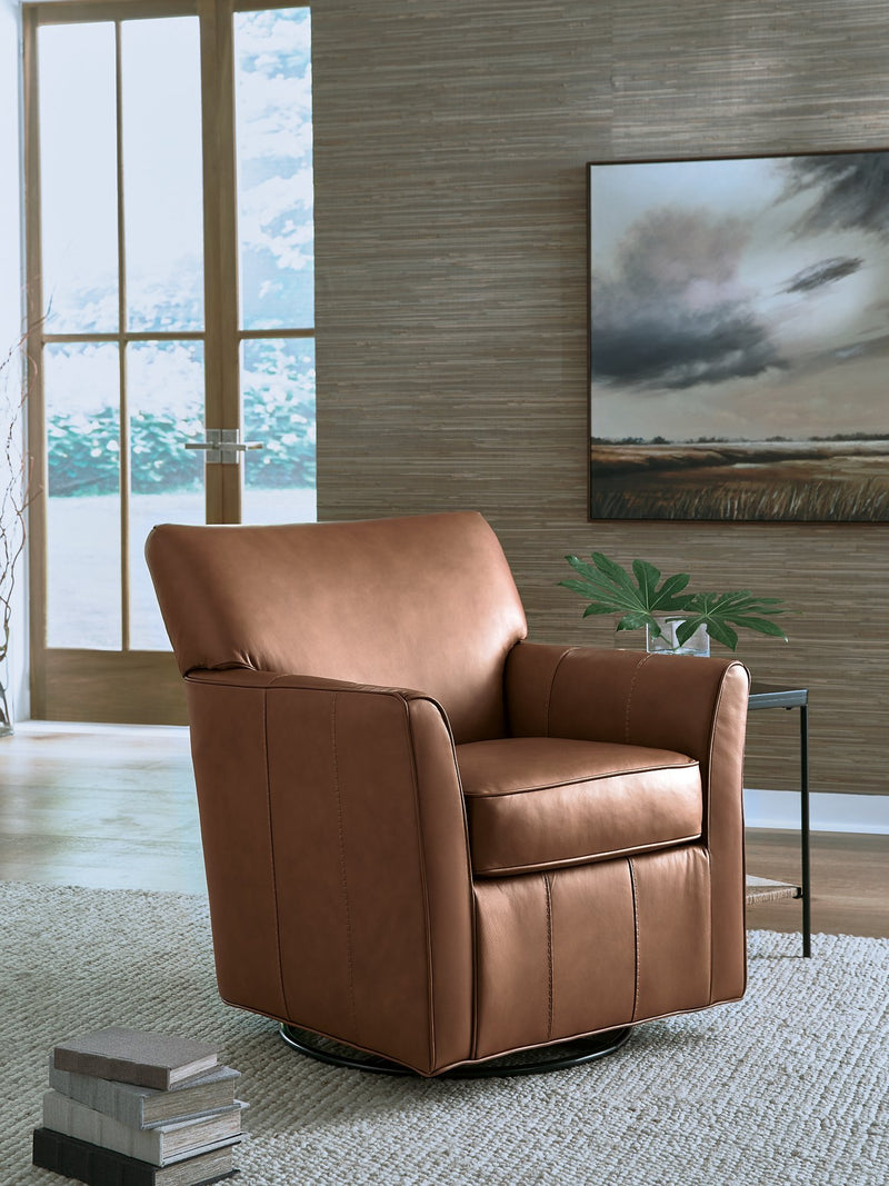 Braydunn Swivel Glider Accent Chair - Sims Furniture
