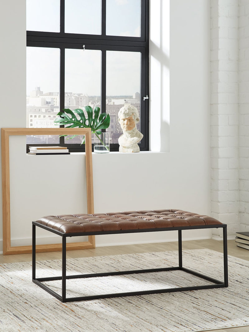 Junsor Coffee Table Ottoman - Sims Furniture