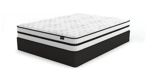 Chime 10 Inch Hybrid 10 Inch Mattress and Pillow - Sims Furniture