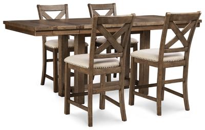 Moriville Counter Height Dining Set - Sims Furniture