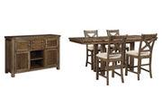 Moriville Counter Height Dining Set - Sims Furniture