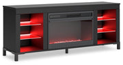Cayberry 60" TV Stand with Electric Fireplace - Sims Furniture