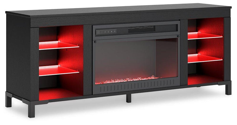Cayberry 60" TV Stand with Electric Fireplace - Sims Furniture