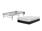 10 Inch Chime Memory Foam Mattress Set - Sims Furniture