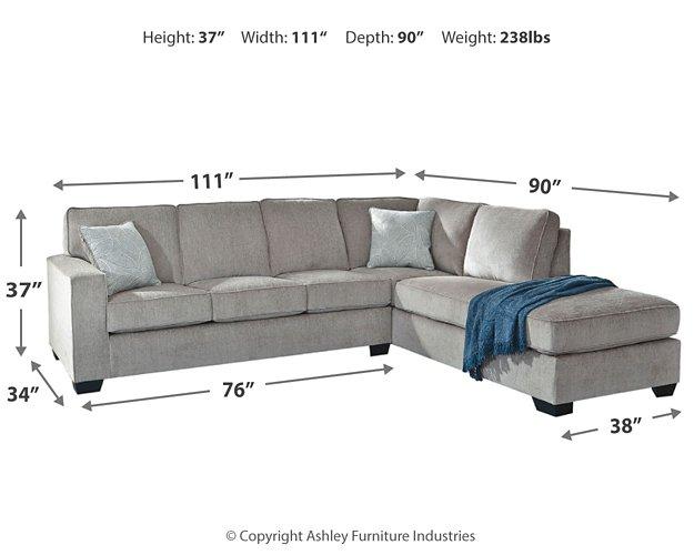 Altari Sectional with Chaise - Sims Furniture