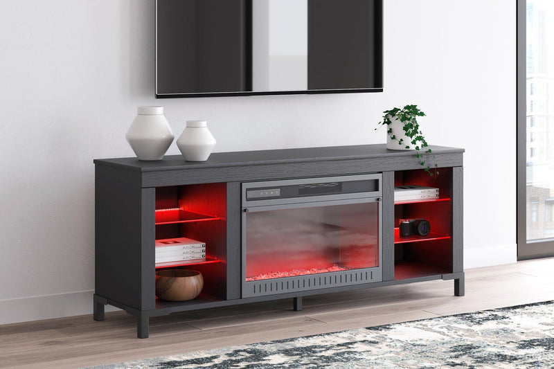 Cayberry 60" TV Stand with Electric Fireplace - Sims Furniture