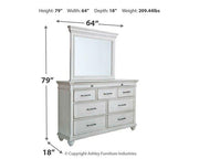 Kanwyn Dresser and Mirror - Sims Furniture