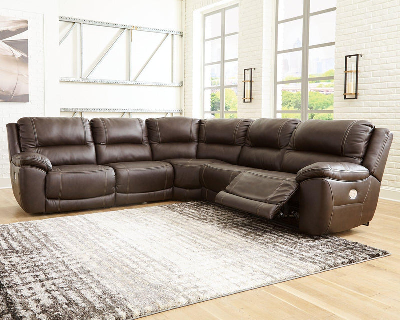 Dunleith Power Reclining Sectional - Sims Furniture