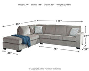 Altari Sectional with Chaise - Sims Furniture