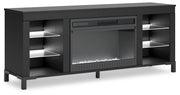 Cayberry 60" TV Stand with Electric Fireplace - Sims Furniture