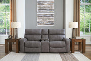 Next-Gen DuraPella Power Reclining Sectional Loveseat with Console - Sims Furniture