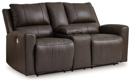 Boxmere Power Reclining Loveseat with Console - Sims Furniture