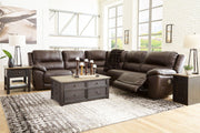 Dunleith Power Reclining Sectional - Sims Furniture