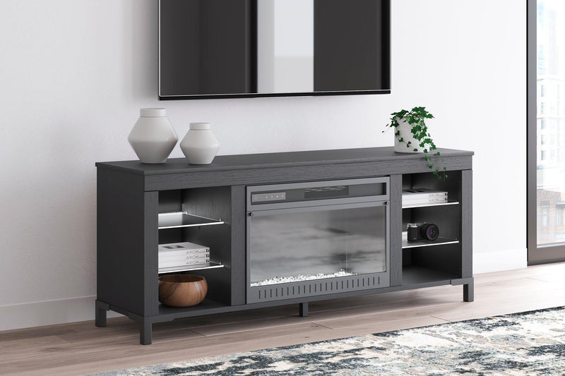 Cayberry 60" TV Stand with Electric Fireplace - Sims Furniture