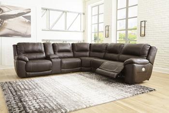 Dunleith Power Reclining Sectional - Sims Furniture
