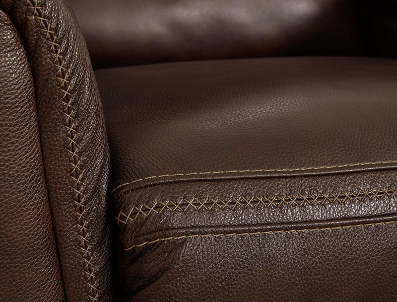 Alessandro Power Reclining Loveseat with Console - Sims Furniture