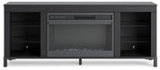 Cayberry 60" TV Stand with Electric Fireplace - Sims Furniture