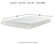 Socalle Bed and Mattress Set - Sims Furniture