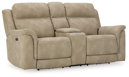 Next-Gen DuraPella Power Reclining Loveseat with Console - Sims Furniture
