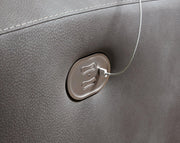 Next-Gen DuraPella Power Reclining Sectional Loveseat with Console - Sims Furniture