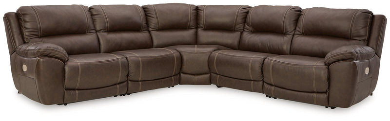 Dunleith Power Reclining Sectional - Sims Furniture