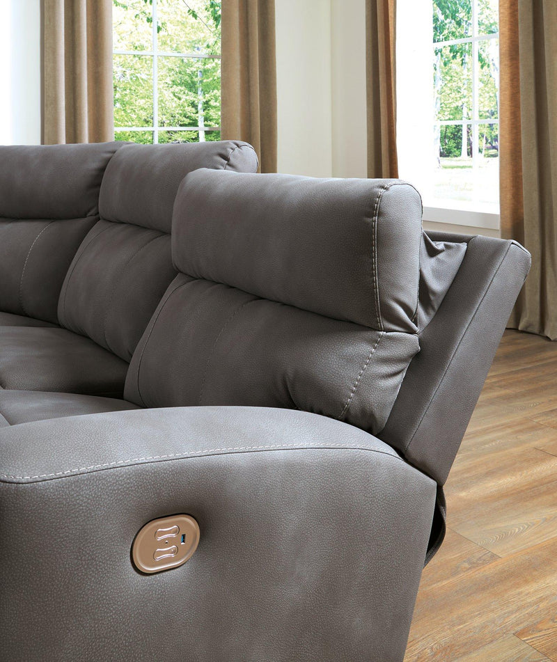 Next-Gen DuraPella Power Reclining Sectional Loveseat - Sims Furniture