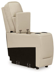 Double Deal Reclining Sectional with Console - Sims Furniture